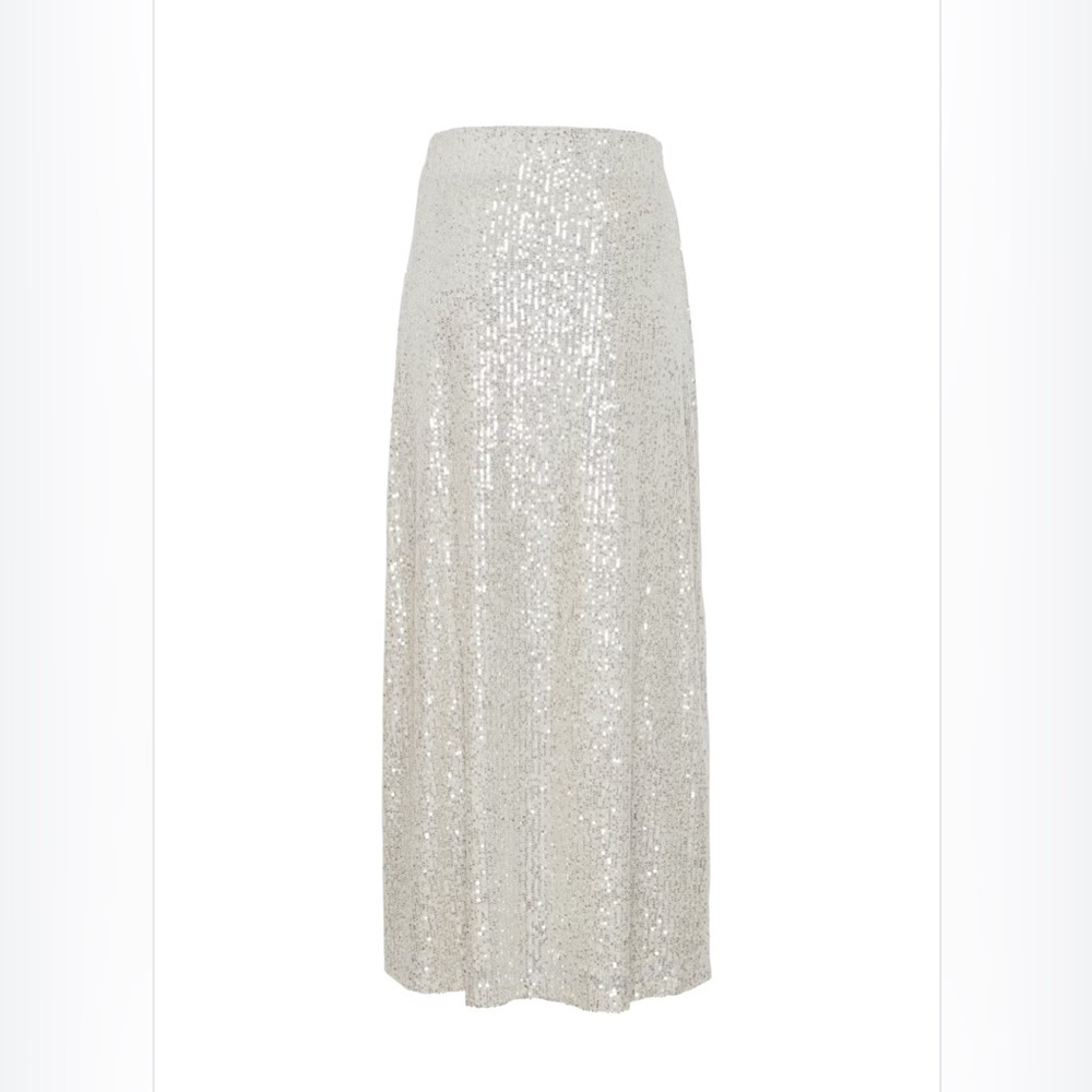 Ichi Frosted Almond Sequin Skirt. New with tags - Picture 5 of 10